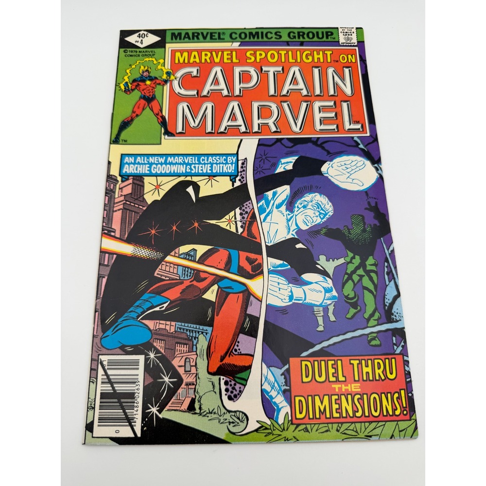 Marvel Spotlight 4 Captain Marvel Steve Ditko Archie Goodwin 1979 Bronze Age